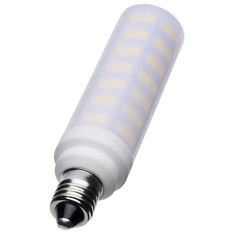 6.5 Watt T6 LED - Frost Finish - E11 Base - 120 Volt, 5000