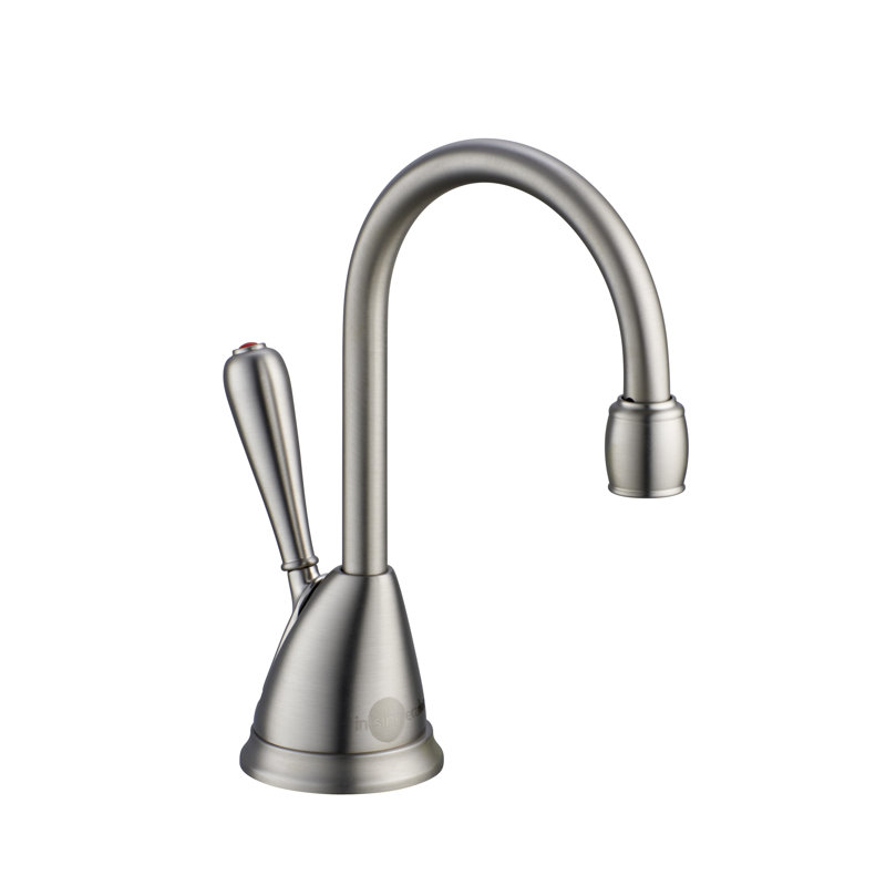 Distributeur d'eau chaude instantanée avec accessoires, Nickel satiné