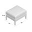 Kennebunkport Outdoor Ottoman with Cushion-798271980-679416986-679416934