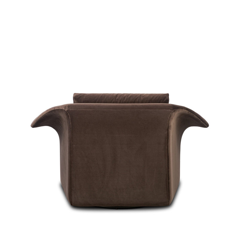Ezra Swivel Armchair, Surrey Cocoa