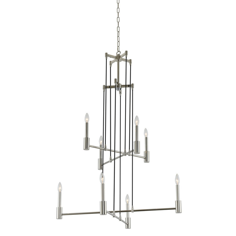 Luminaires suspendus Kingston, Nickel poli