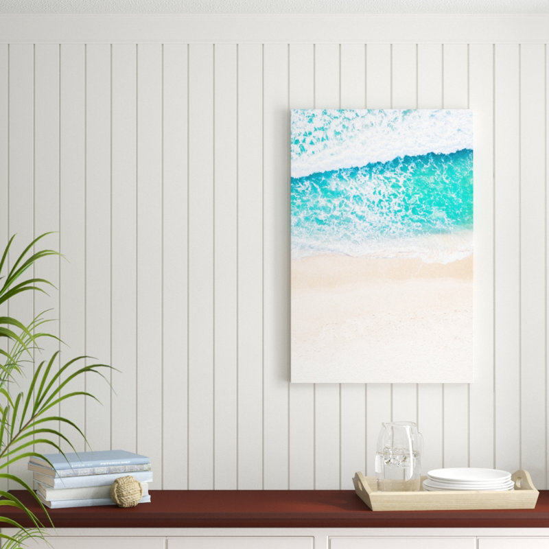 « beach vagues », reproduction d’impression sur toile