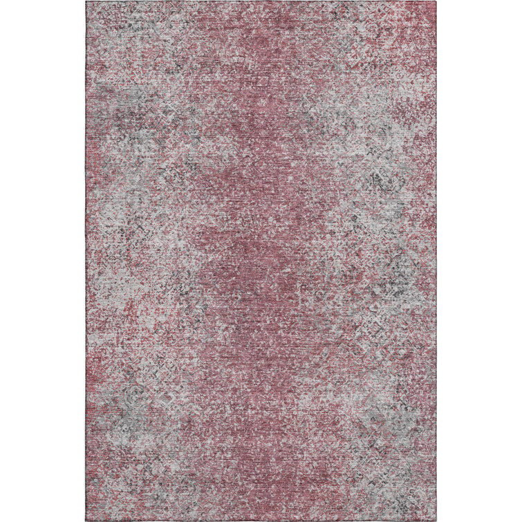 Premium Machine Washable Prisco Merlot Rug