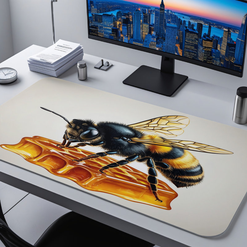 Polyester Desk Pad, 23.6x13.8