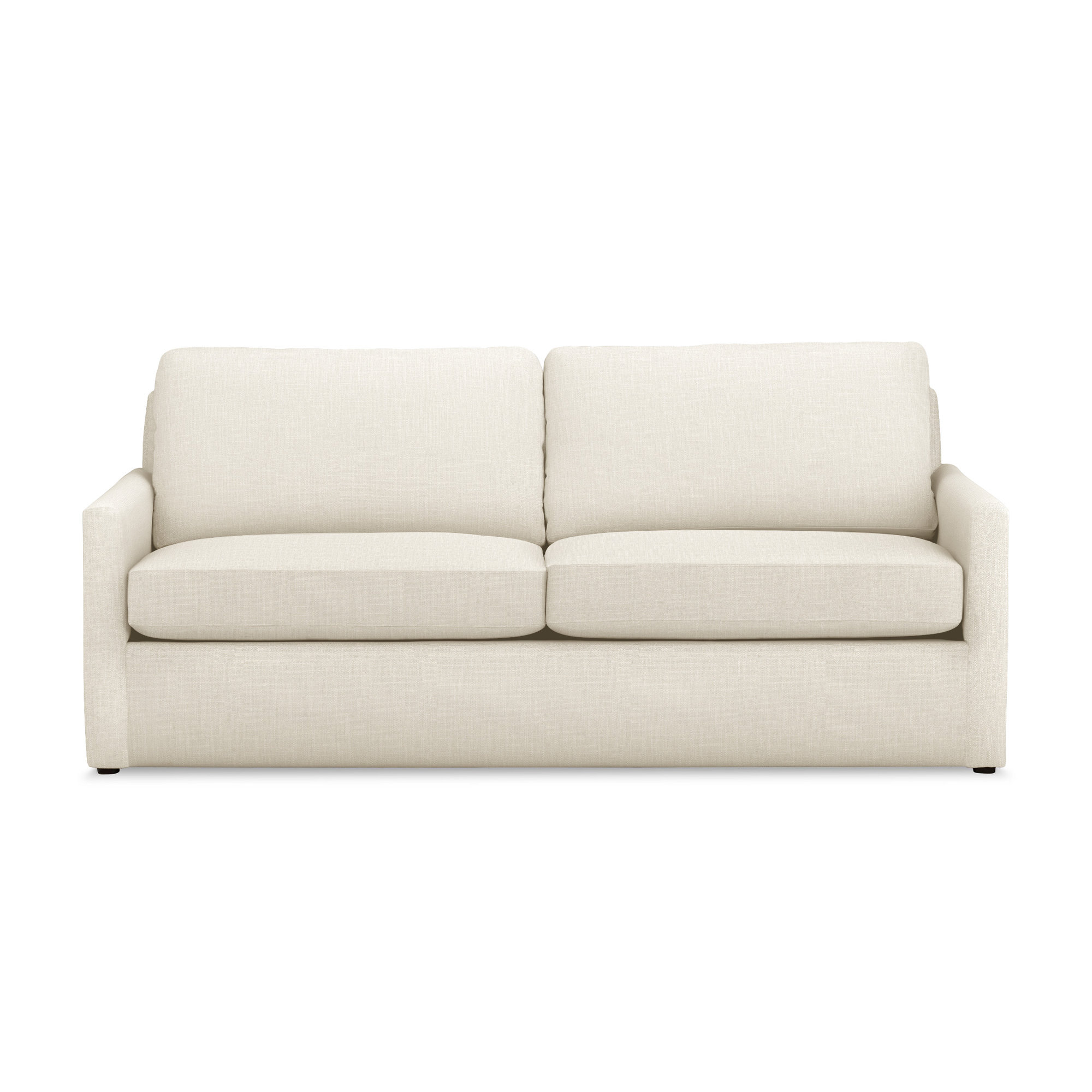 Savannah 85'' Upholstered Sofa, Conversation Pearl Basketweave