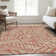 Premium Machine Washable Prisco Salmon Rug