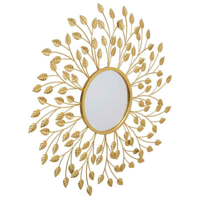 Dolly Iron Round Mirror