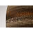 100-watt 1-light Matte Black Modern Nordic Style Pendant Light With Natural Brown Origami Paper Shade