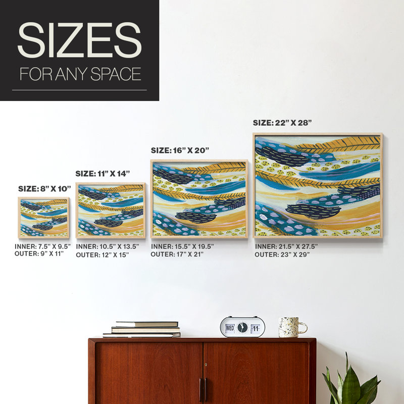 Feathery III -Framed Print - Restickable
