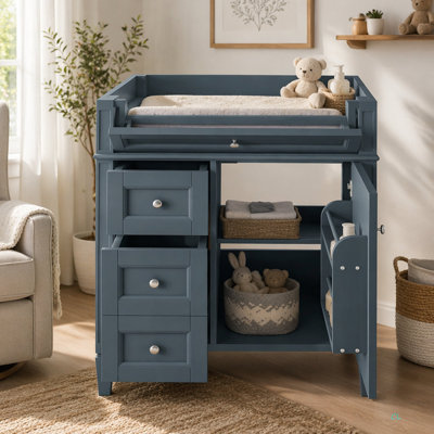 Meuble-lavabo de salle de bain de 30 po sans lavabo supérieur, armoire de rangement moderne avec 2 tiroirs et un tiroir rabattable (BASSIN INCLUS)