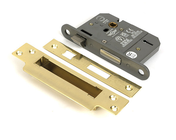 Sash Lock, Polished Brass