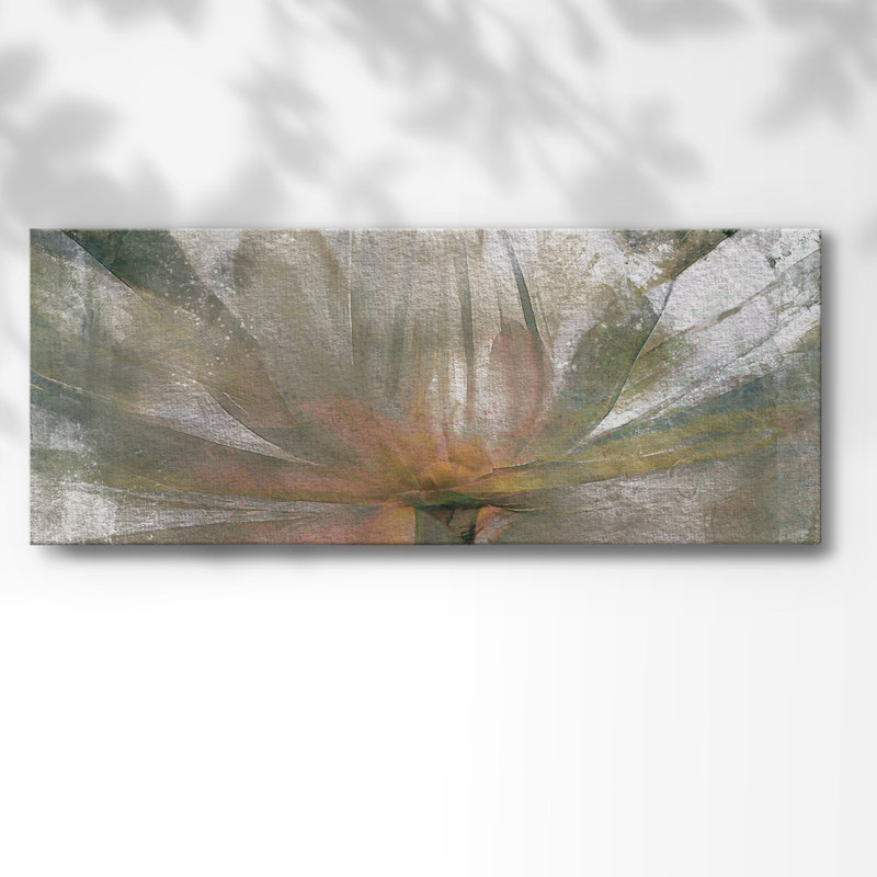 Lis sur toile, H 8 po x l 20 po x P 1,5 po