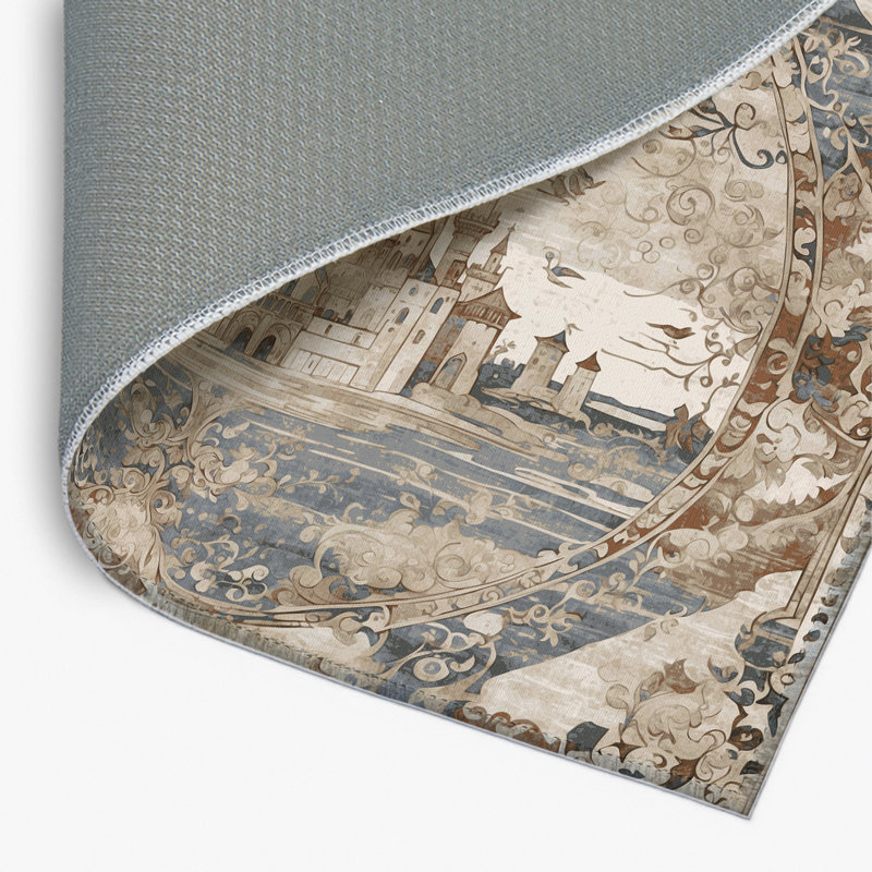 Moonspire Gate Indoor And Outdoor Area Rug, Rectangle 2' x 3'
