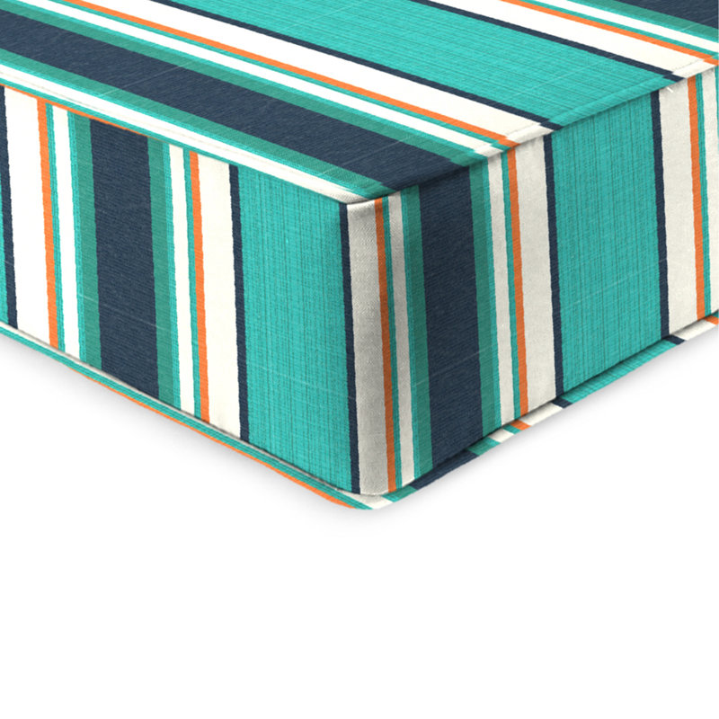 24" x 26.5" Outdoor Deep Seat Chair Cushion Set with Welt, Token Surfside