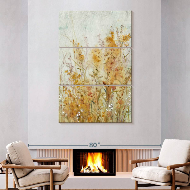 Spring Time II, 74" H x 48" W