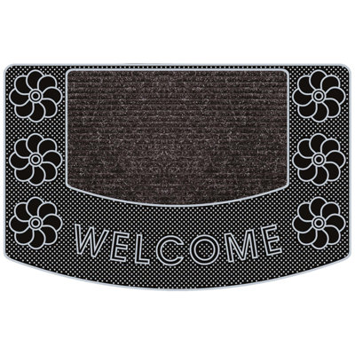 Amilya Violet Flower Doormat