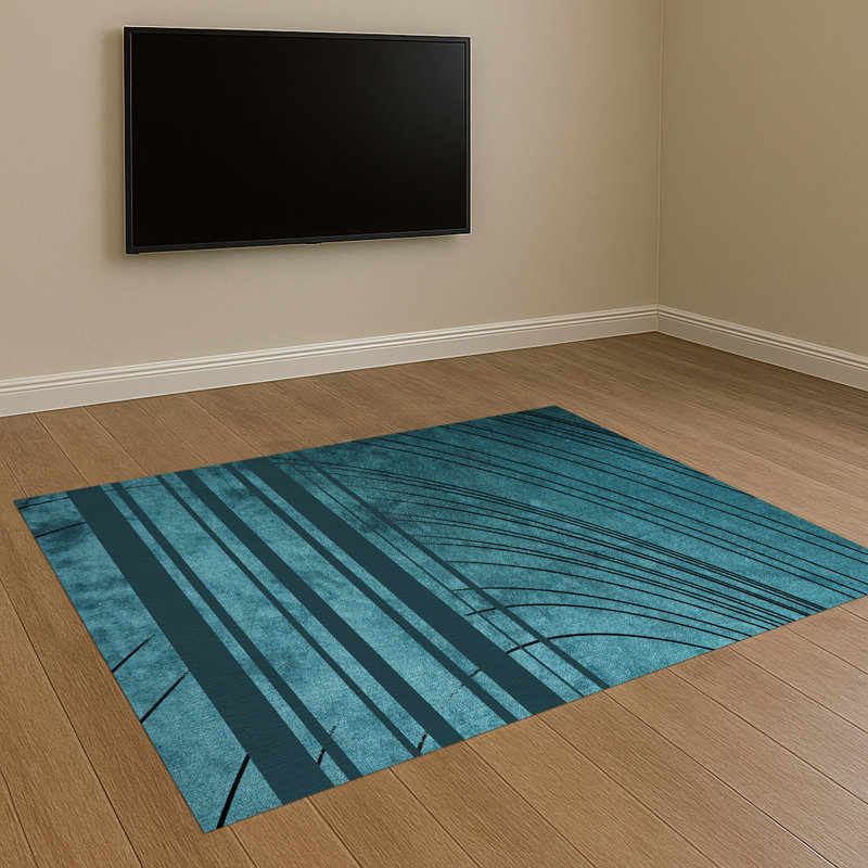 Geometric Area Rug, Rectangle 140 x 200 cm