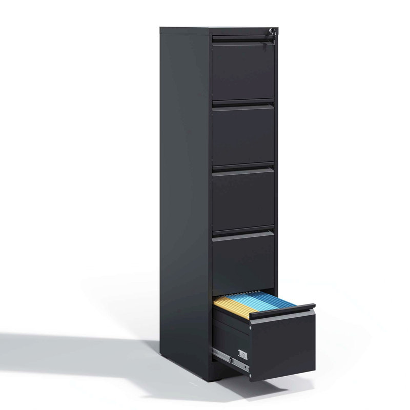 Belew 5 -Drawer Accent Chest, Black