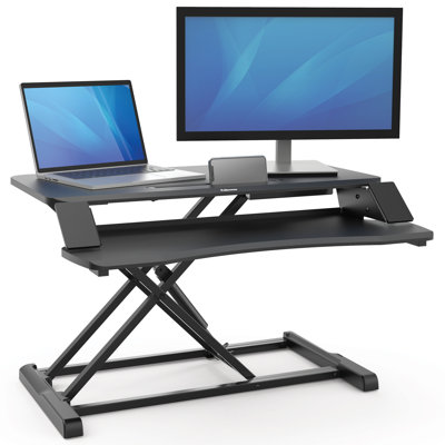 Adjustable Height Steel Standing Desk Converter