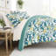 Ensemble de literie réversible 8 pièces - Housse de couette à motif, insert d'édredon et ensemble de draps unis-99311783-99311787