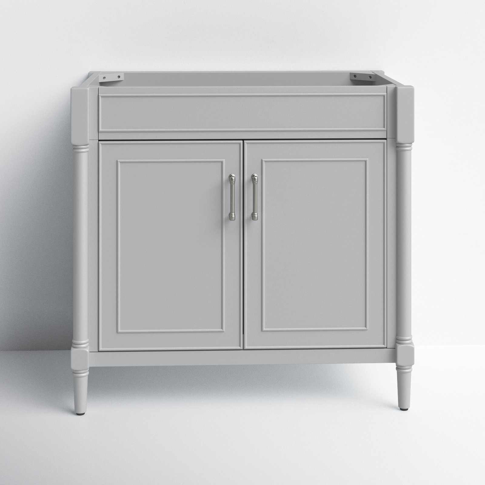 Addison 36'' Single Bathroom Vanity Base, Light Gray