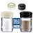 Travel Salt and Pepper Shaker Set clear