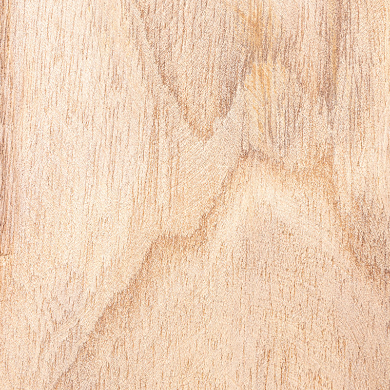 Ensemble de 2 jardinières rondes en bois de paulownia