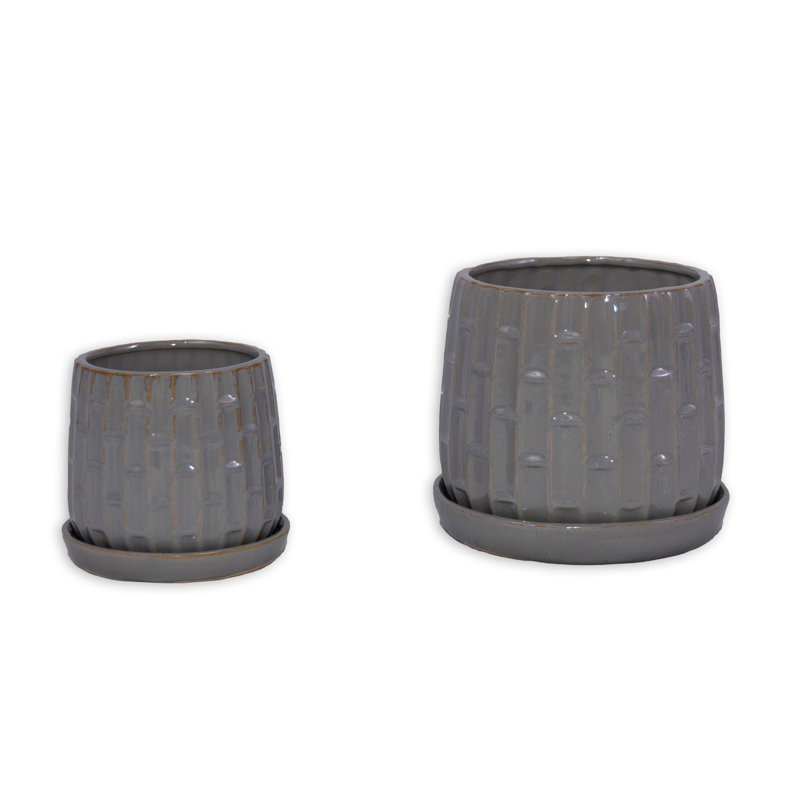 Pot de fleurs, Gris antique