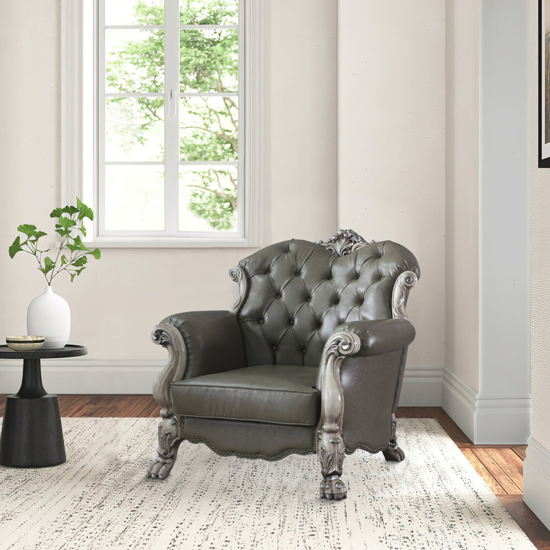 Fauteuil capitonné de 37 po de largeur Chancy