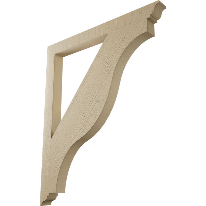 Support en bois de cèdre brut Funston Traditional, H 48 po x l 3,5 po x P 40 po