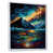 White Floater Framed