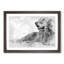 Golden Retriever in Abstract - Picture Frame Art Print-55608721-55608722