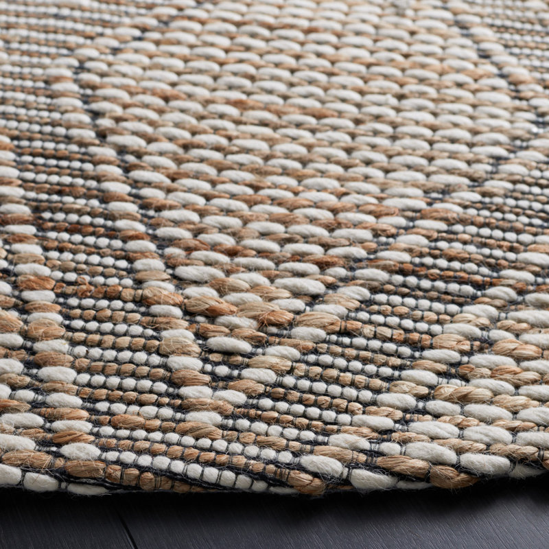 Bucknor Hand Loomed Performance Geometric Rug, Rectangle 4' x 6'
