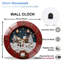 Horloge murale de Noël 12 po