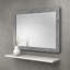 Frechette Engineered Wood Flat Wall Mirror
