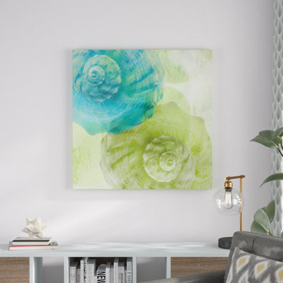 «Luminous Seashells 3» par Elena Ray, art mural sur toile