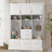 75'' H Entryway Hall Tree with Bench and Storage, 5-in-1 Modern Hall Tree with Coat Rack, 6 Drawers, 3 Cabinets and 3-Tier Top Storage for Hallway, Entryway, Living Room, Mudroom-129346880