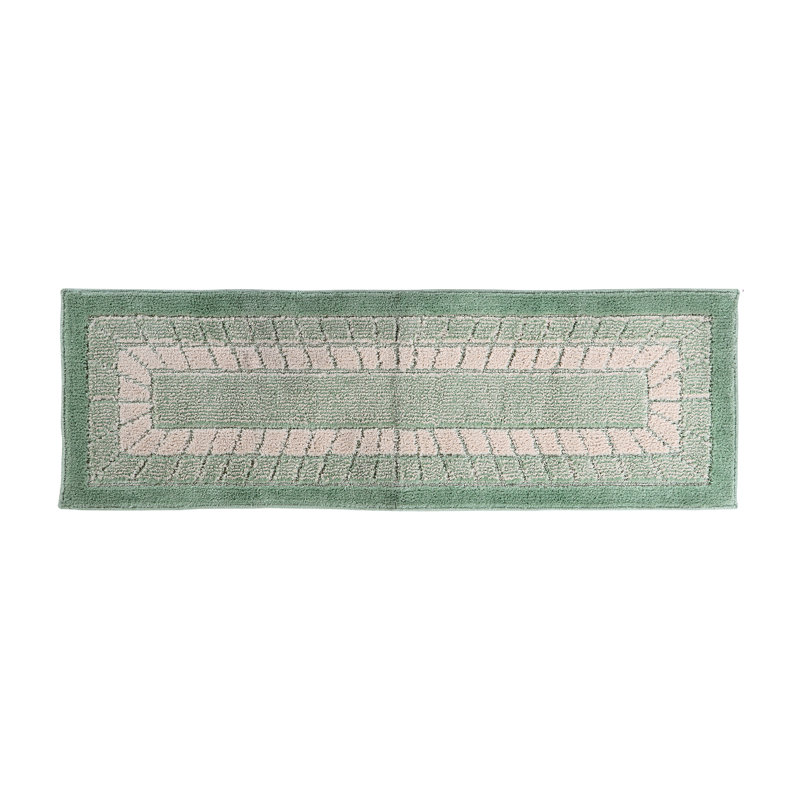 Tapis de cuisine antidérapant Morentz, Vert, Tapis de couloir 20 po x 60 po