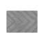 Ensemble de tapis pour salle de bain à chevrons touffetés 100% coton Annaclara Premium 100% coton 1990 avec envers en latex antidérapant, certifié OEKO-TEX®, super absorbant et lavable à la machine, gris-97657146-97657145