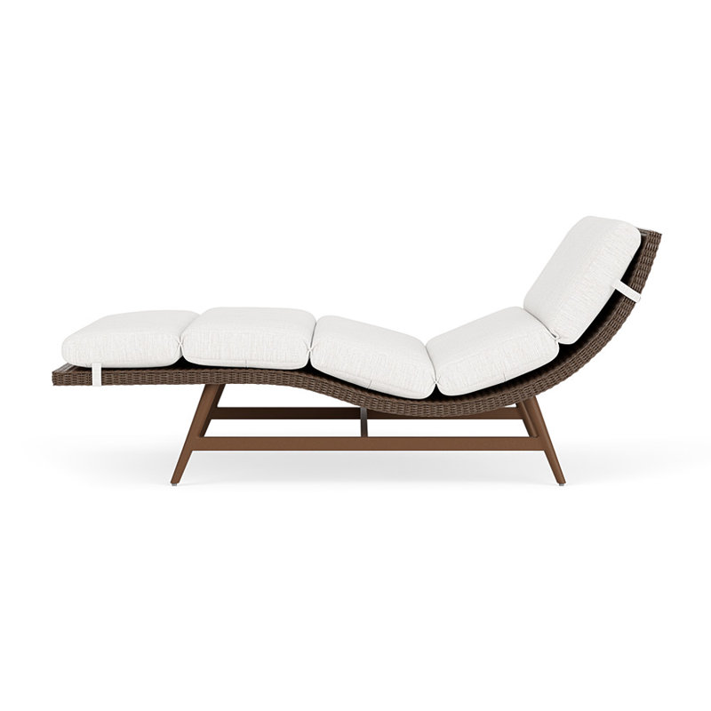Cascade Outdoor Chaise Lounge, Friendly Natural, Bark