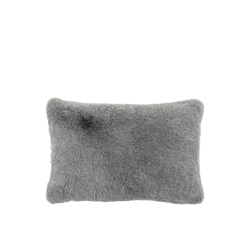 Bernat Grey Square Throw Cushion, 40cm H x 60cm W