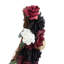 Faux Lighted Rose 33cm Wreath