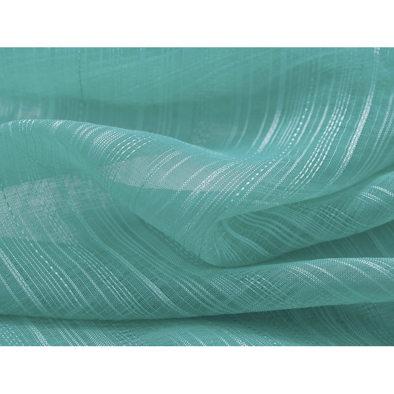 Hayle Semi Sheer Curtain Single Panel, Teal