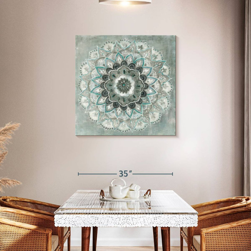 Bleu sarcelle Sunburst, H 36 po x l 36 po