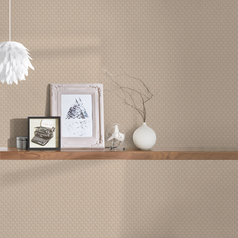Freesia 10.05m x 53cm Matte Wallpaper Roll, Cream/Silver