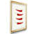 Papier encadré doré sélectionné