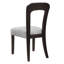 2 chaises de salle à manger: siège en tissu de chenille, pieds en bois d'hévéa massif, capacité de 330 lb, 2 chaises polyvalentes et tendance: siège rembourré facile d'entretien-1241592594-1241592595