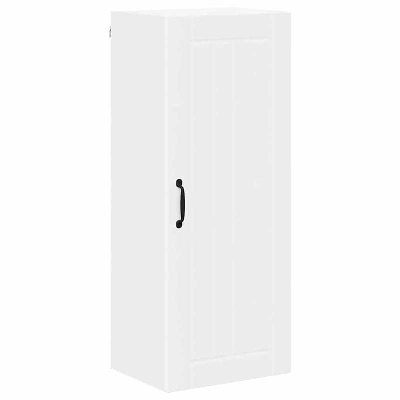 Vidaxl Kitchen Cabinet Black 40 X 31 X 100 Cm Engineered Wood, 100cm H x 40cm W x 31cm D, White