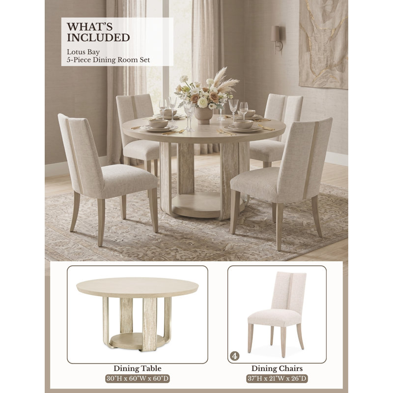 Lotus Bay 5 - Piece Dining Set