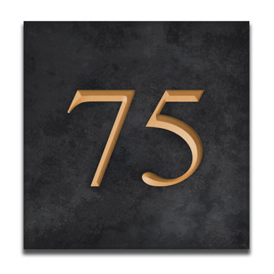 Velia 17.78cm H Stone House Number